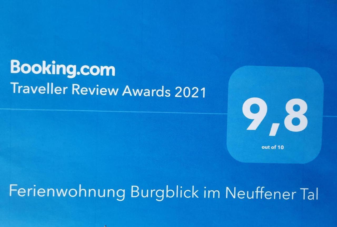 Ferienwohnung Burgblick Im Neuffener Tal Mit Sauna Und Wallbox Frickenhausen  Exterior foto